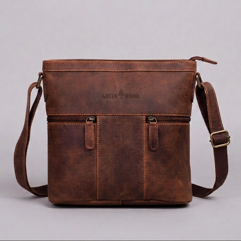 Greenwood Leather Crossbody Bag-1