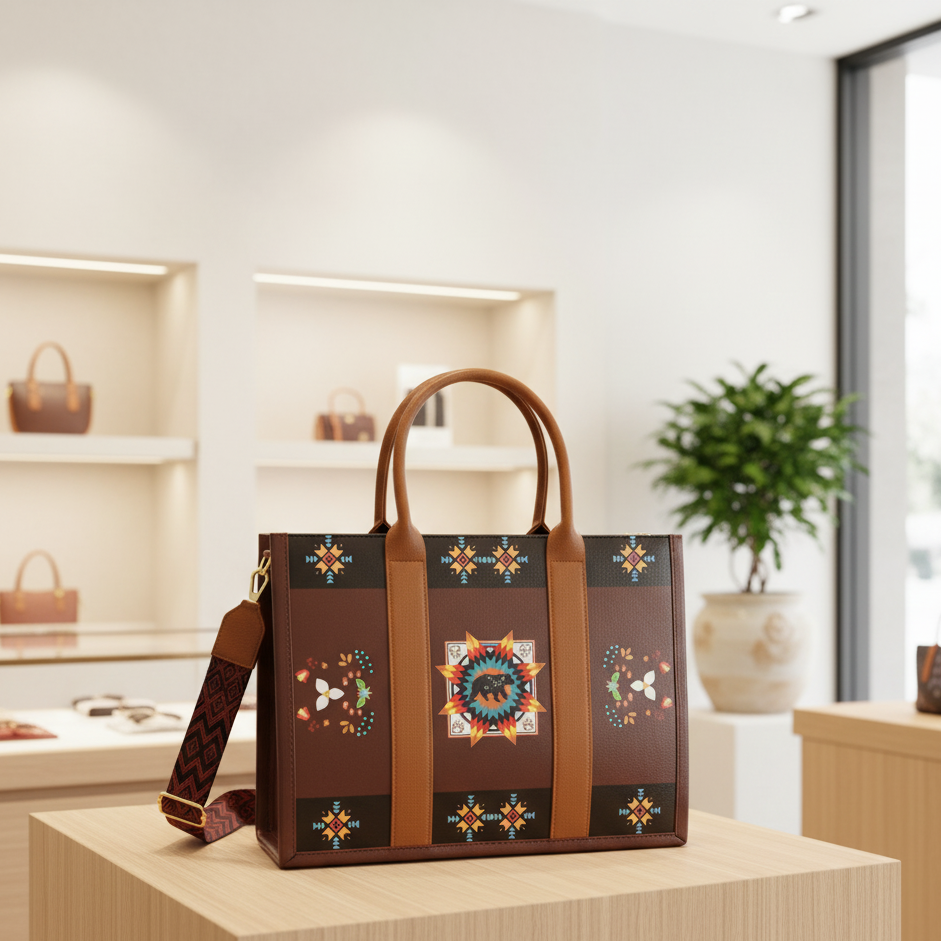 Yana Earth Brown Carryall-2