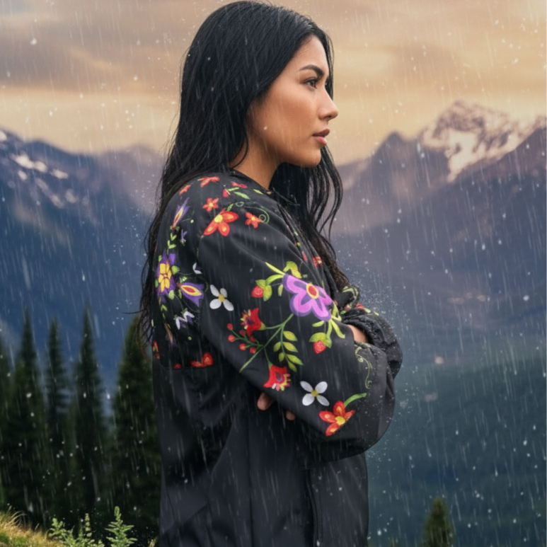 Midnight Bloom Windbreaker-8