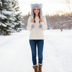 Soft Plush Hat (Cat)-1