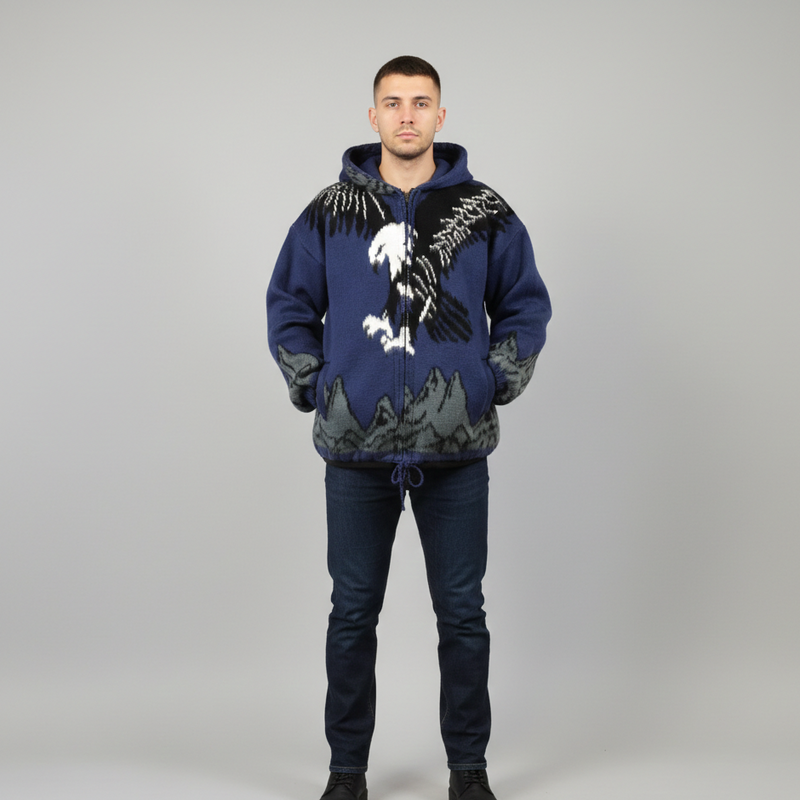 Eagle Unisex Alpaca Sweater-5
