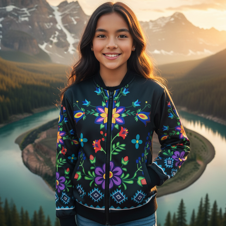 Night Orchid Kids Bomber
