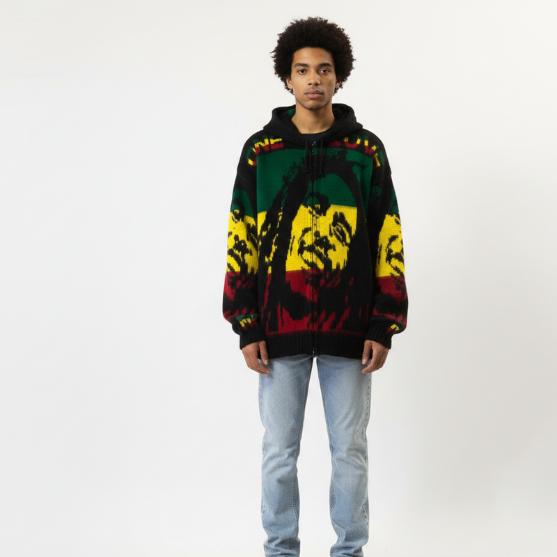 Bob Marley Unisex Alpaca Sweater-1