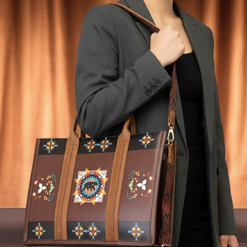 Yana Earth Brown Carryall-4