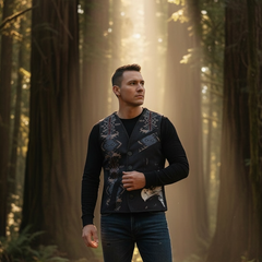 Eagle Native Vest(Black)-1