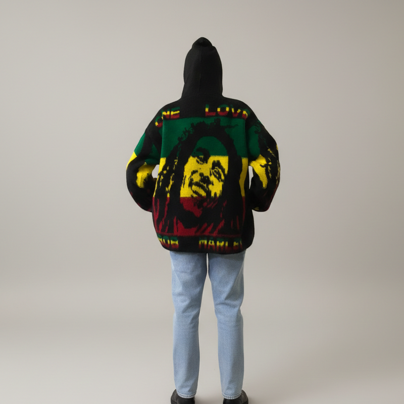 Bob Marley Unisex Alpaca Sweater-2