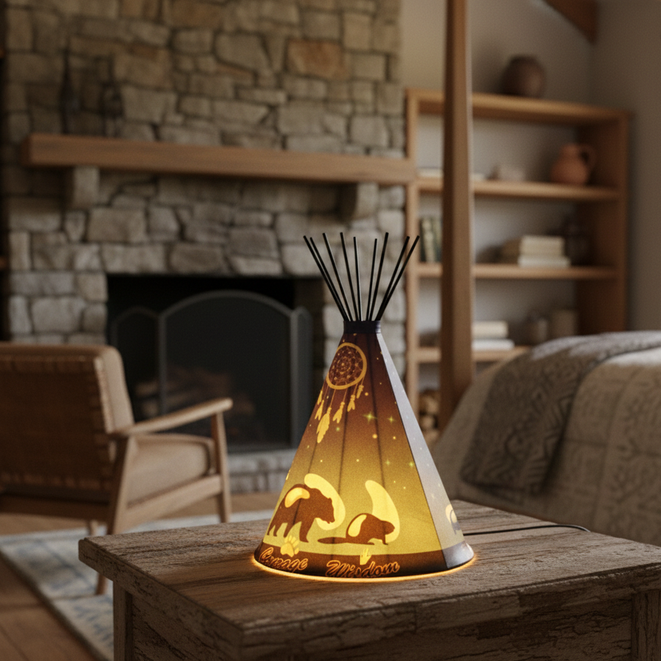Teepee 7 spirits Table Lamp-5