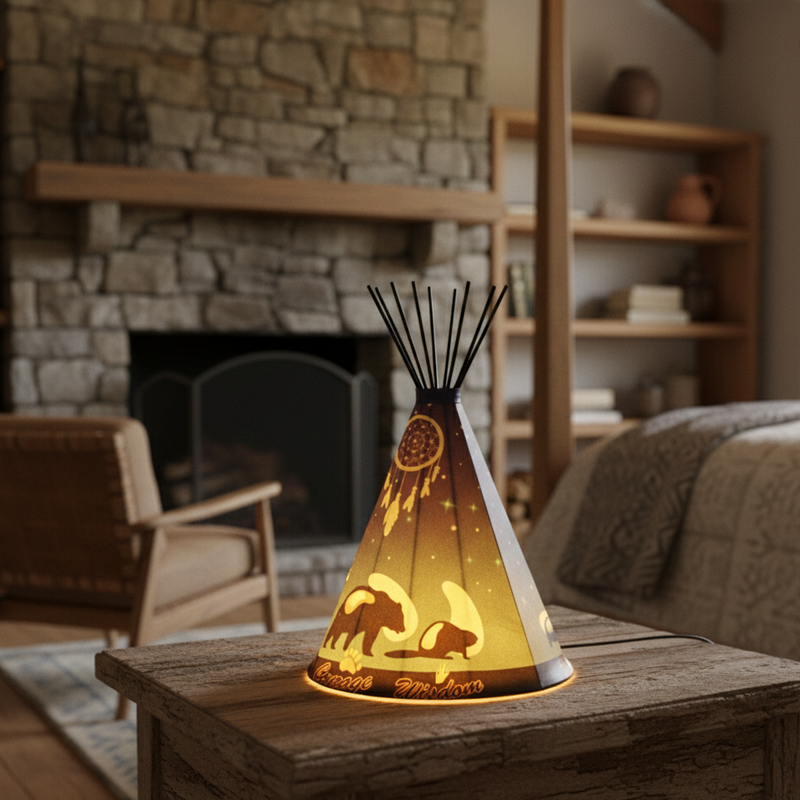 Teepee 7 spirits Table Lamp-5