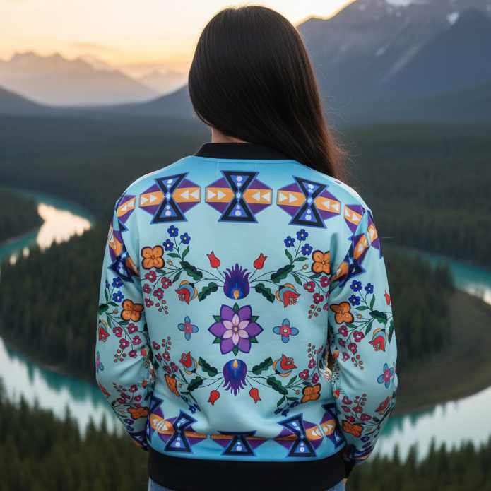 Ocean Bloom Kids Bomber-2