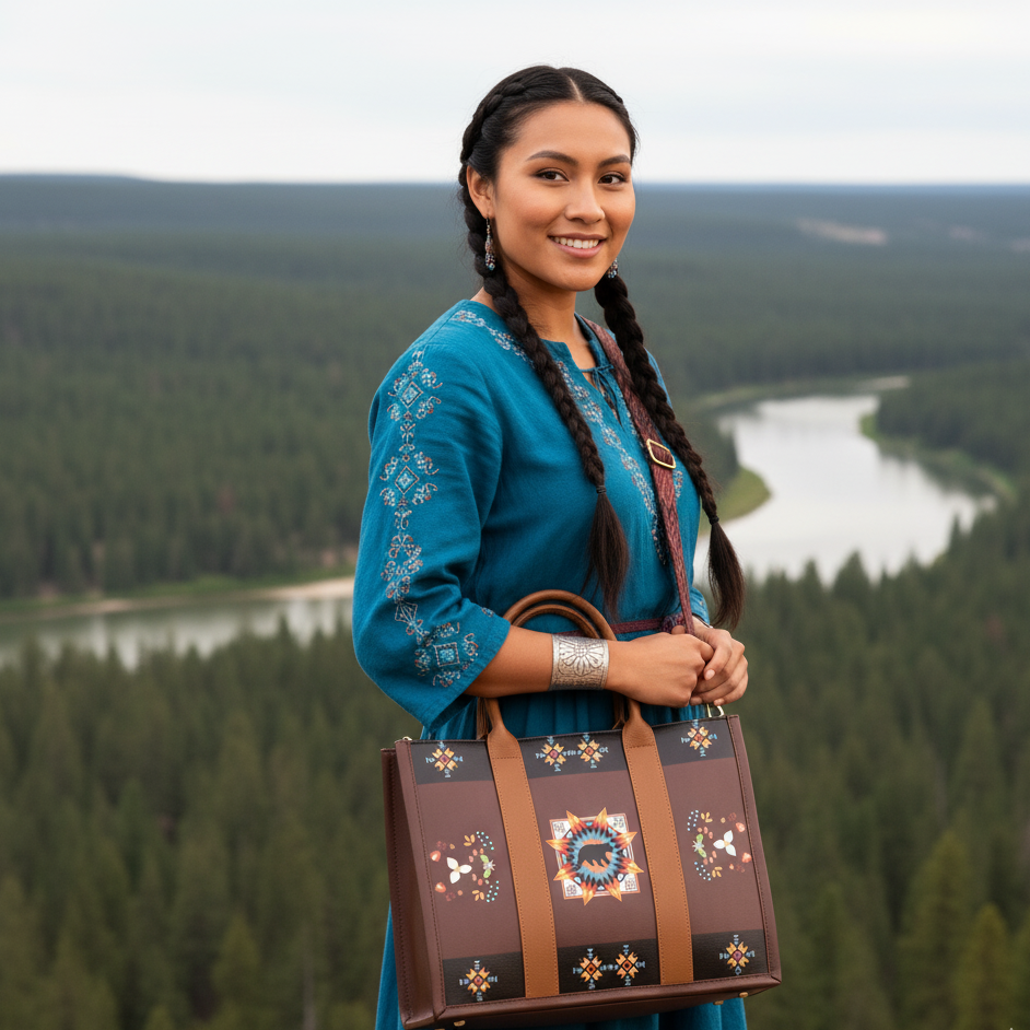Yana Earth Brown Carryall-3