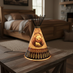 Teepee Table Bear Lamp-3