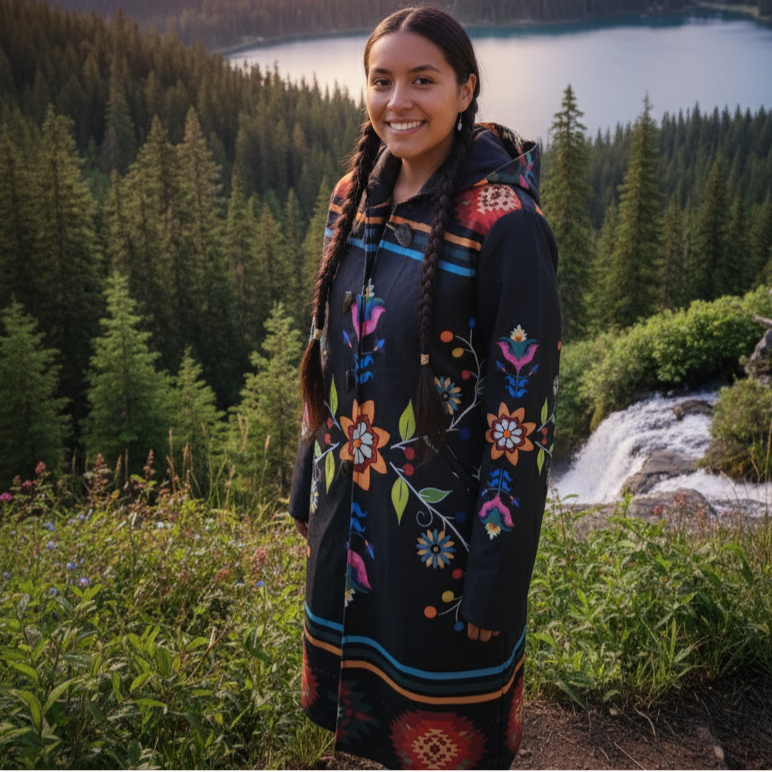 Sacred Bloom Long Coat-6