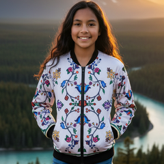 Snow Petal Kids Bomber-1