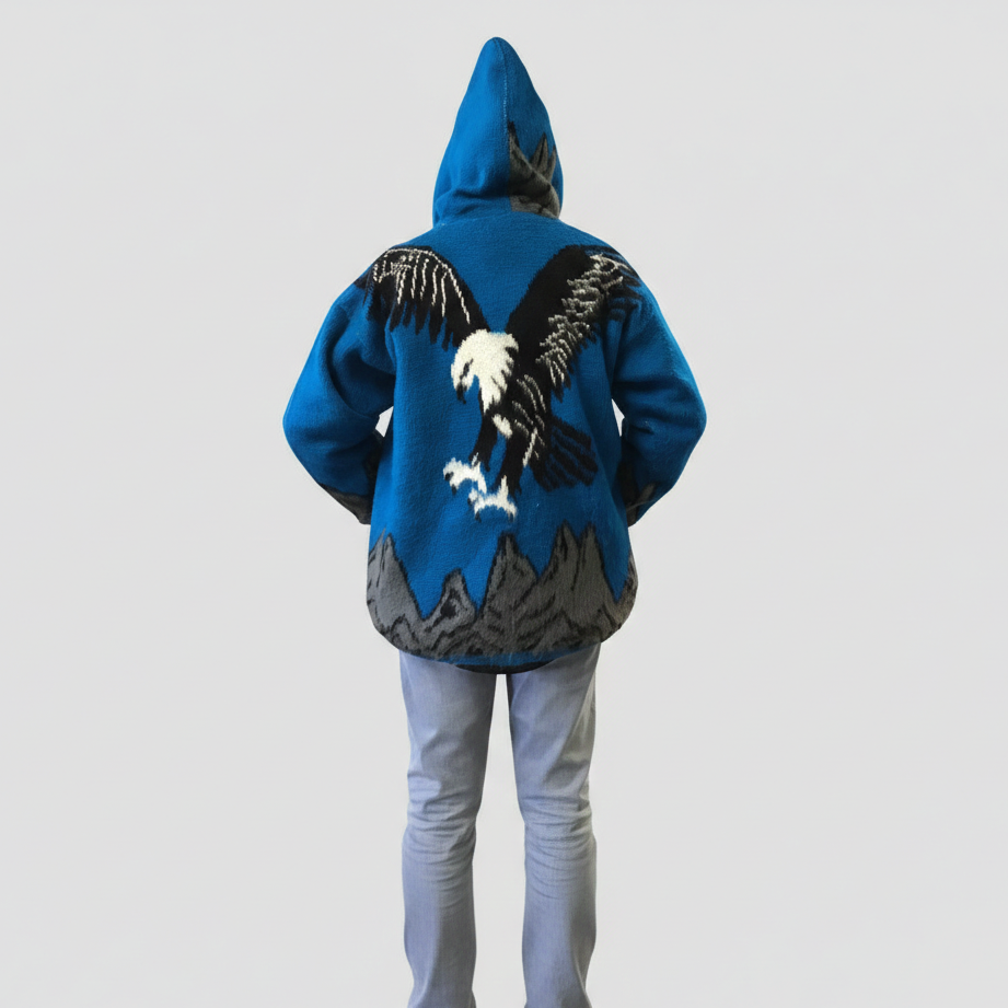 Eagle Unisex Alpaca Sweater-2