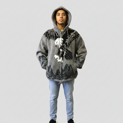 Eagle Unisex Alpaca Sweater-3