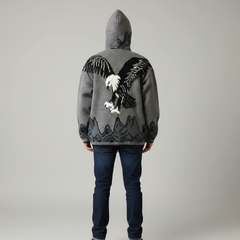Eagle Unisex Alpaca Sweater-4