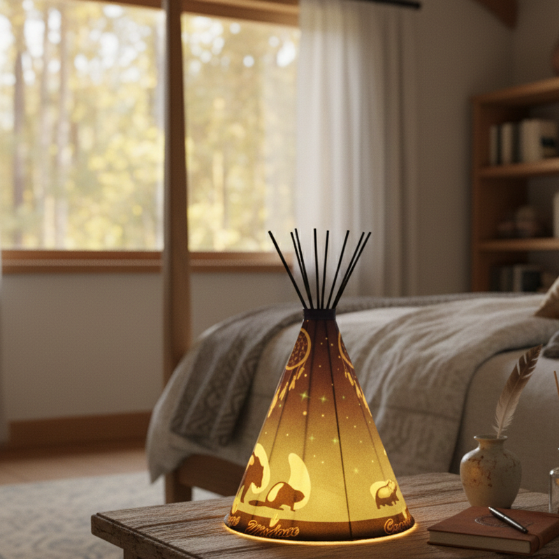 Teepee 7 spirits Table Lamp-1