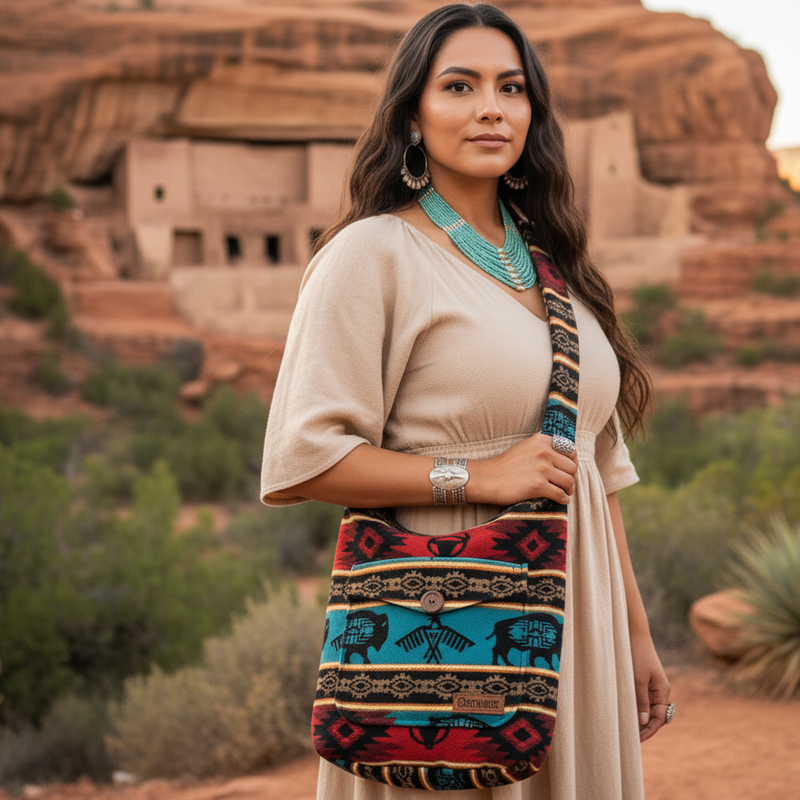 Buffalo / thunder eagle Crossbody bag-1