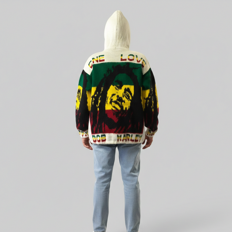 Bob Marley Unisex Alpaca Sweater-7