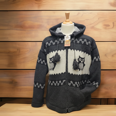 Nocturne Owl Wool Jacket-4