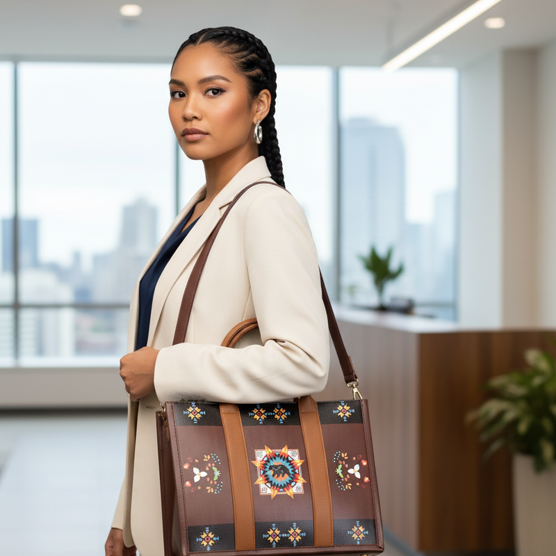 Yana Earth Brown Carryall-1