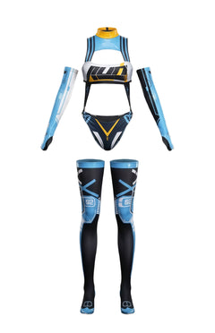 Anime Sci-fi Spandex Swimwear Racing Suit Wet Suit Race Queen Costume-7
