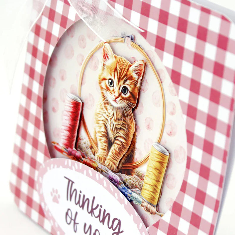 Crafty Kittens Die Cut Topper & Decoupage Collection-9