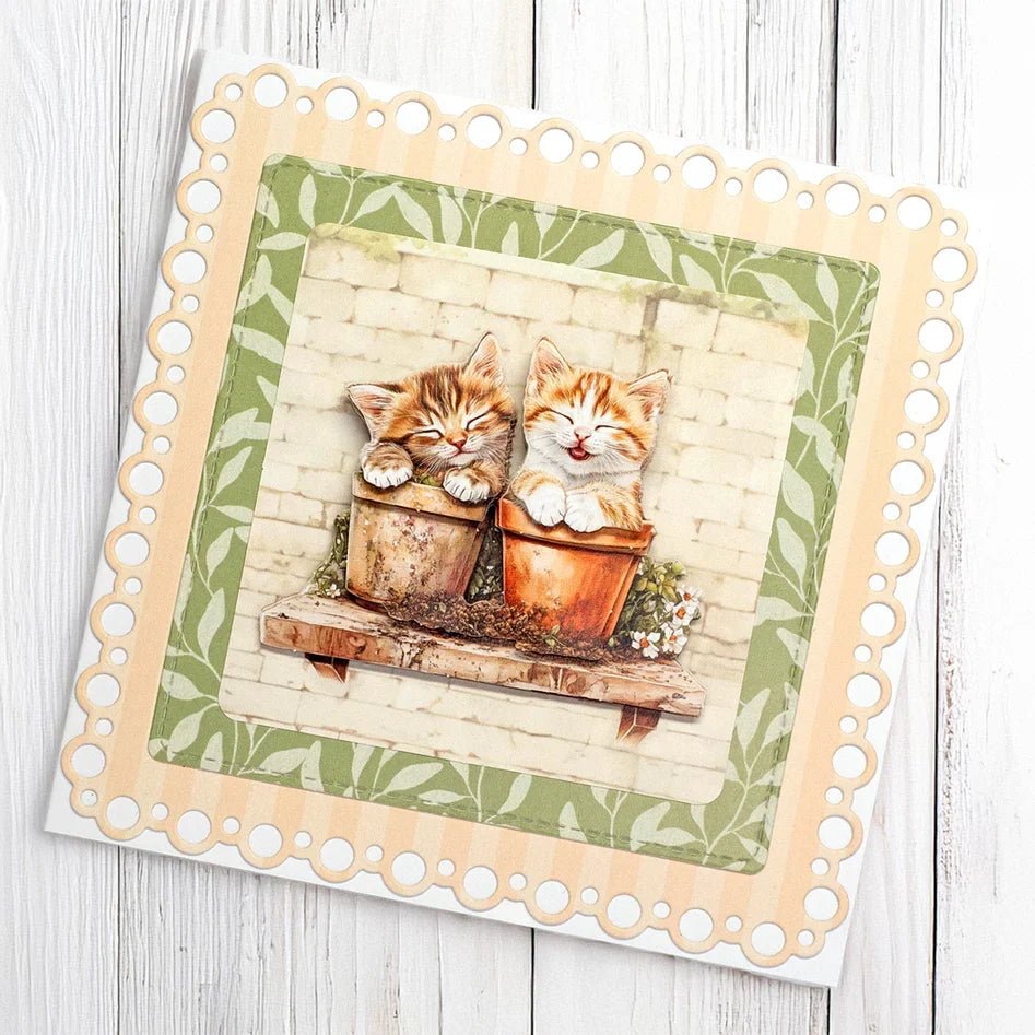 Crafty Kittens Die Cut Topper & Decoupage Collection-2