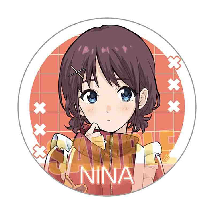 Girls Band Cry Anime Merch - Trading Badge Collection Jersey Maid Ver.-2