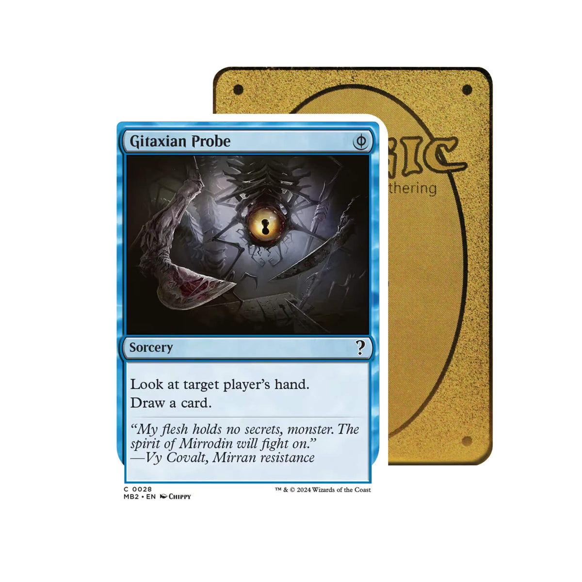 Gitaxian Probe Metal Orica Card-1