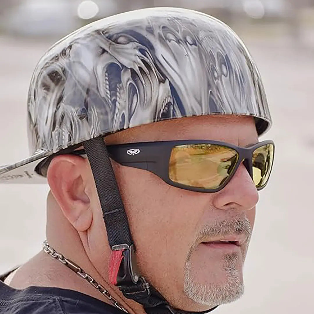 Global Vision Kinetic Adjustable Padded Motorcycle Sunglasses. Safety Rated Soft-Touch Riding Glasses-1