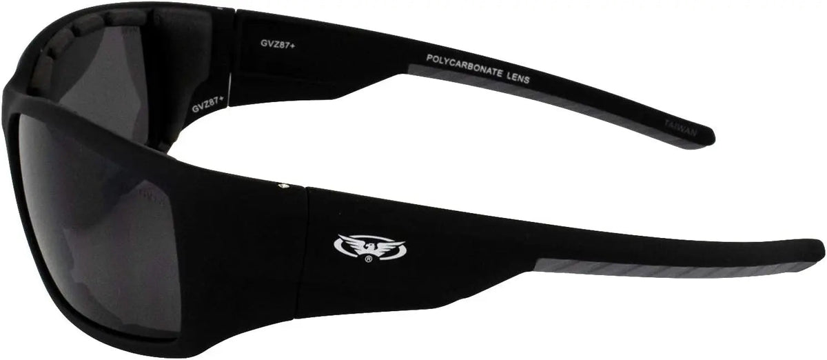 Global Vision Kinetic Adjustable Padded Motorcycle Sunglasses. Safety Rated Soft-Touch Riding Glasses-10