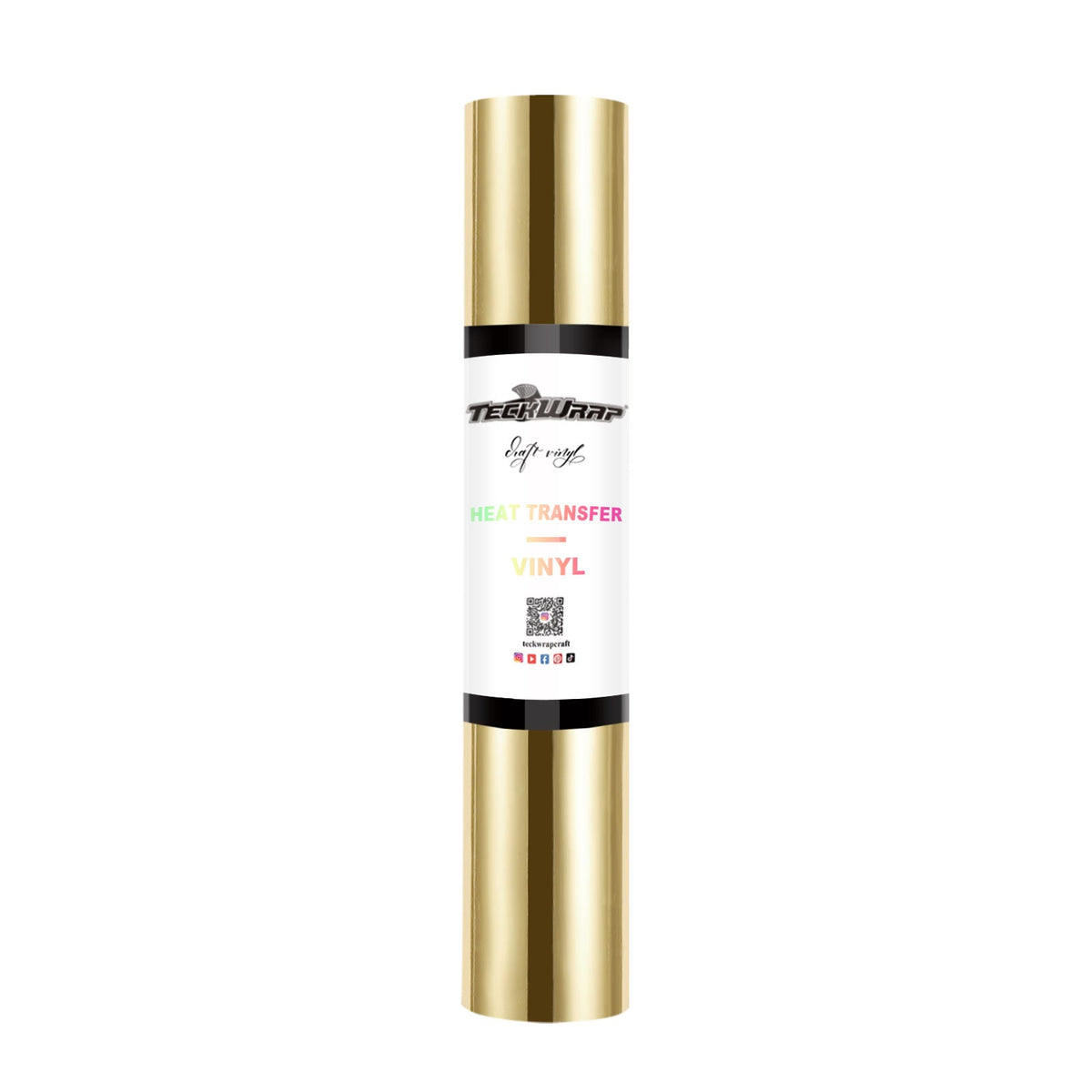 Teckwrap Metallic Chrome HTV-  Dull Gold | Durable, Easy-to-Use, and Multi-Purpose!-1
