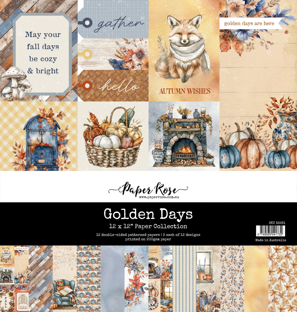 Golden Days 12x12 Paper Collection 35281-1