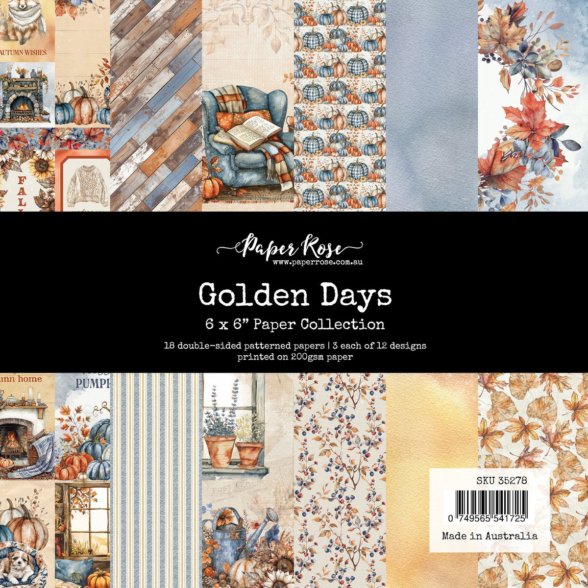 Golden Days 6x6 Paper Collection 35278-1
