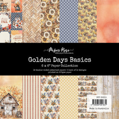 Golden Days Basics 6x6 Paper Collection 35311-1