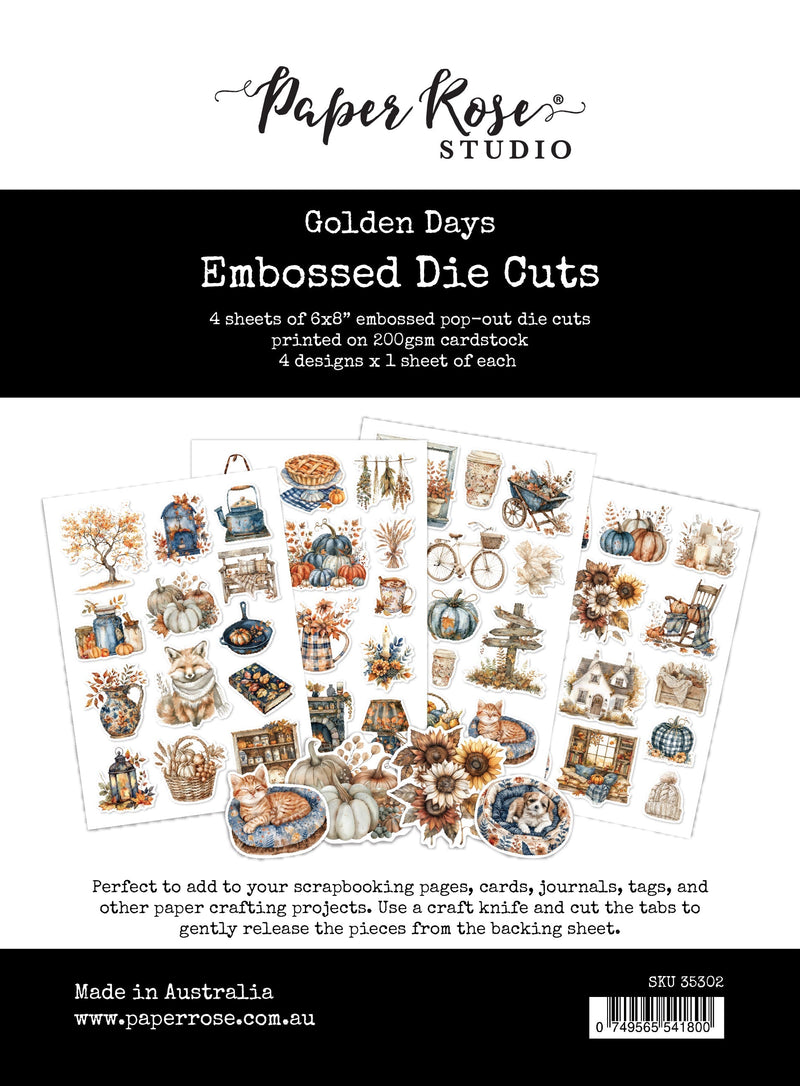 Golden Days Embossed Die Cuts 35302-1
