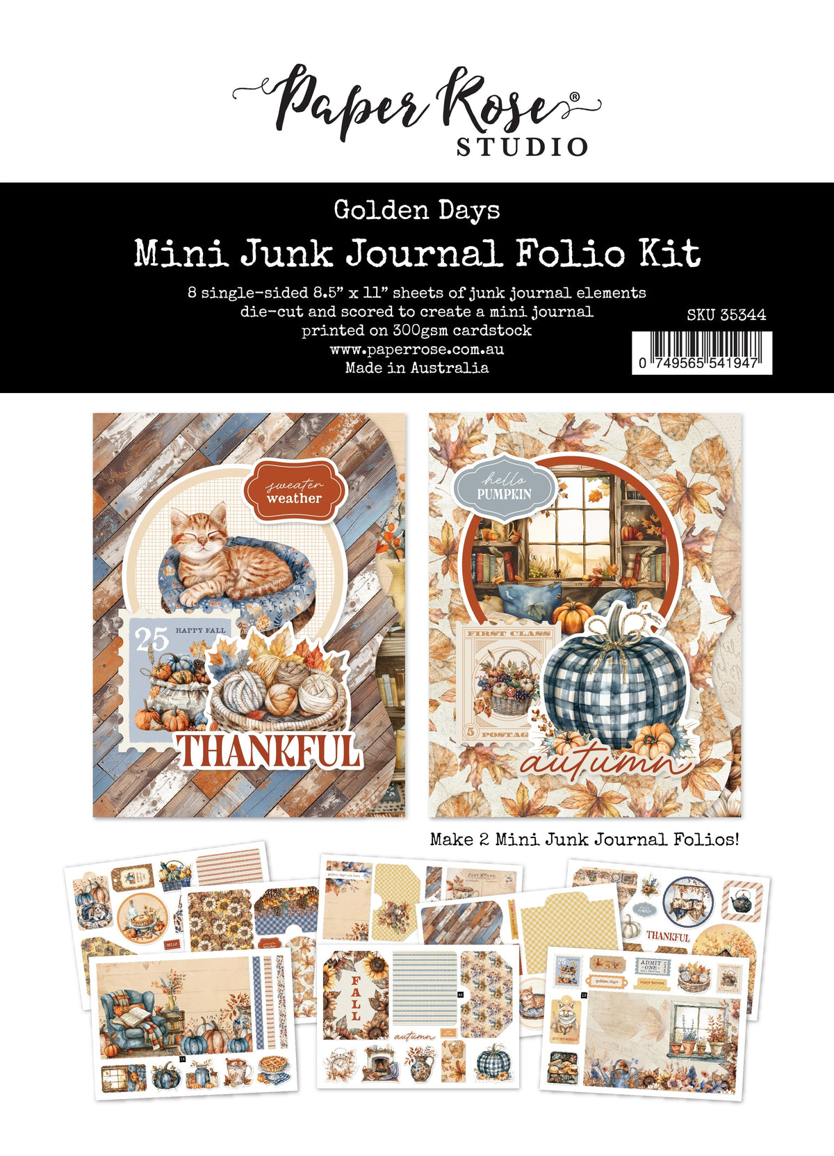 Golden Days Mini Folio Kit 35344-1