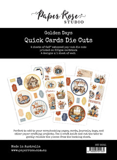 Golden Days Quick Card Die Cuts 35341-1