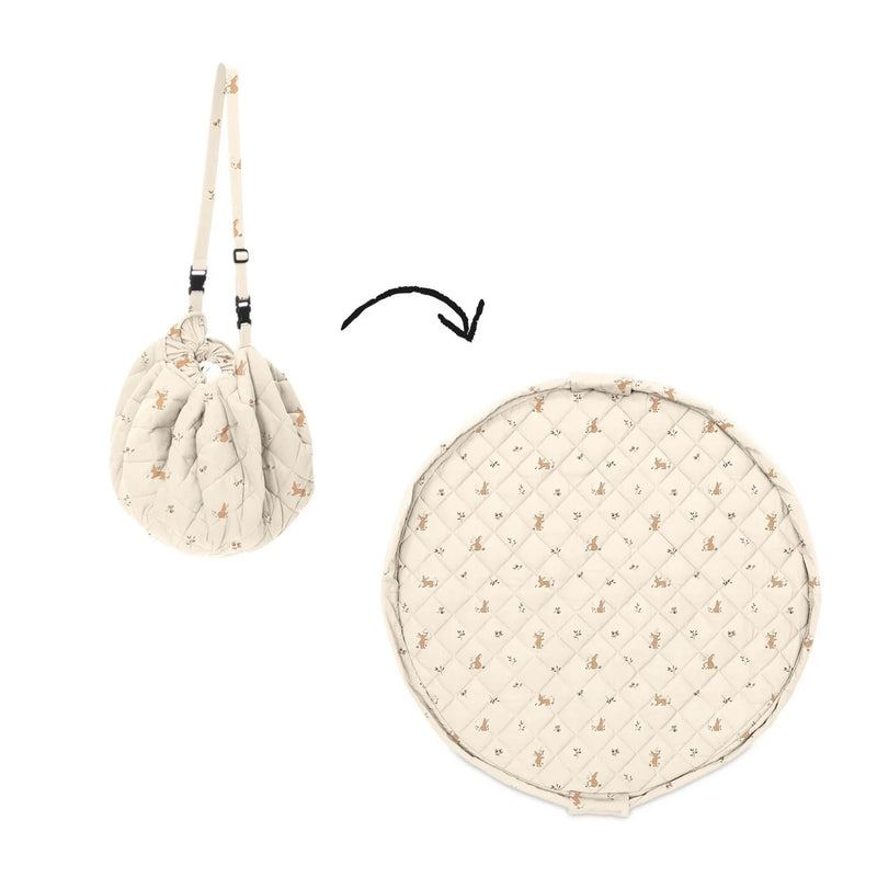 Organic Soft Babymat & Bag | Rabbit | play&go-5