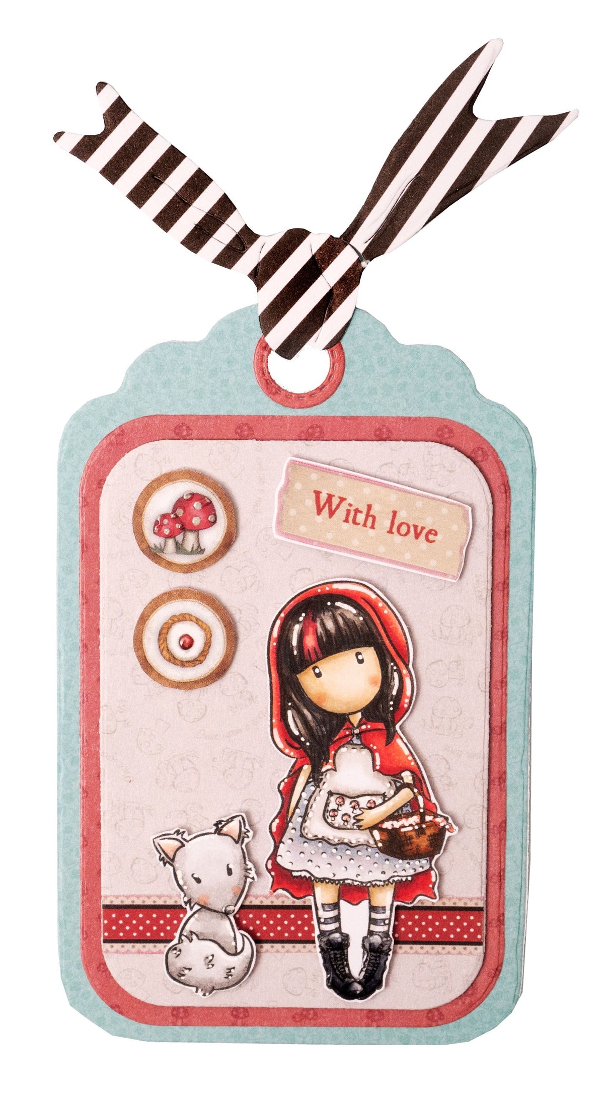 GOR Cutting Die Gift Tag Gorjuss 77x121x1mm 8 PC nr.475-3