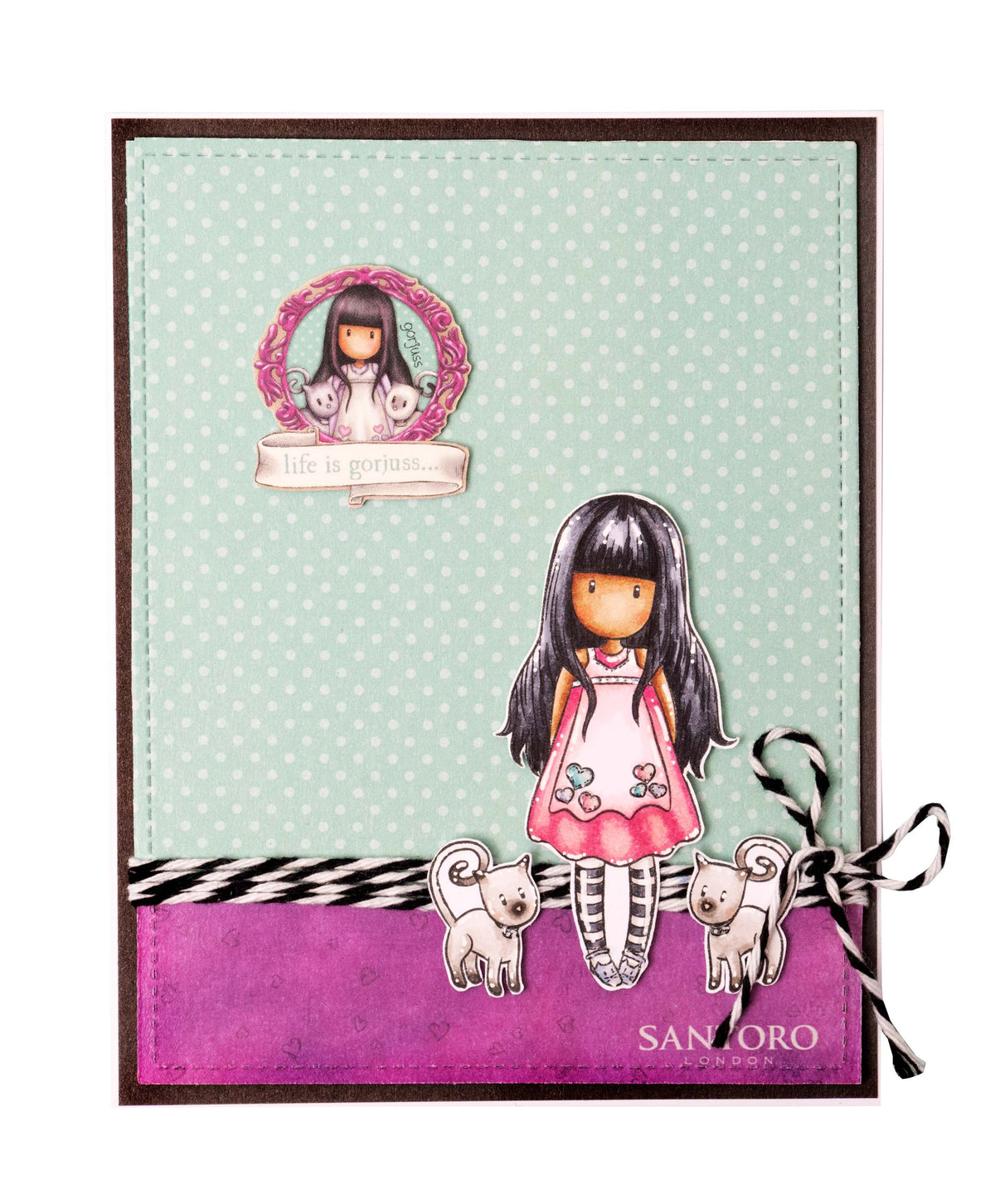 GOR Paper Set 5x2 Double-Sided Designs Gorjuss 203x203xmm 10 SH nr.19-4