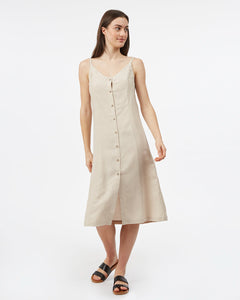 Button Front Linen Dress-2