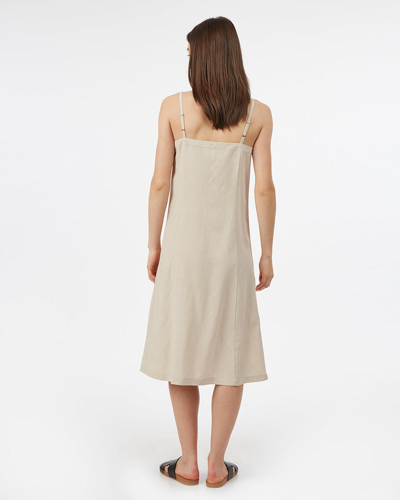 Button Front Linen Dress-4