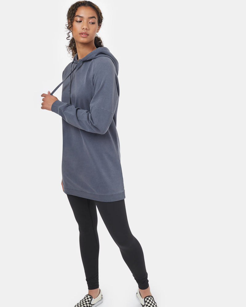 Oversized French Terry Hoodie Dress-1