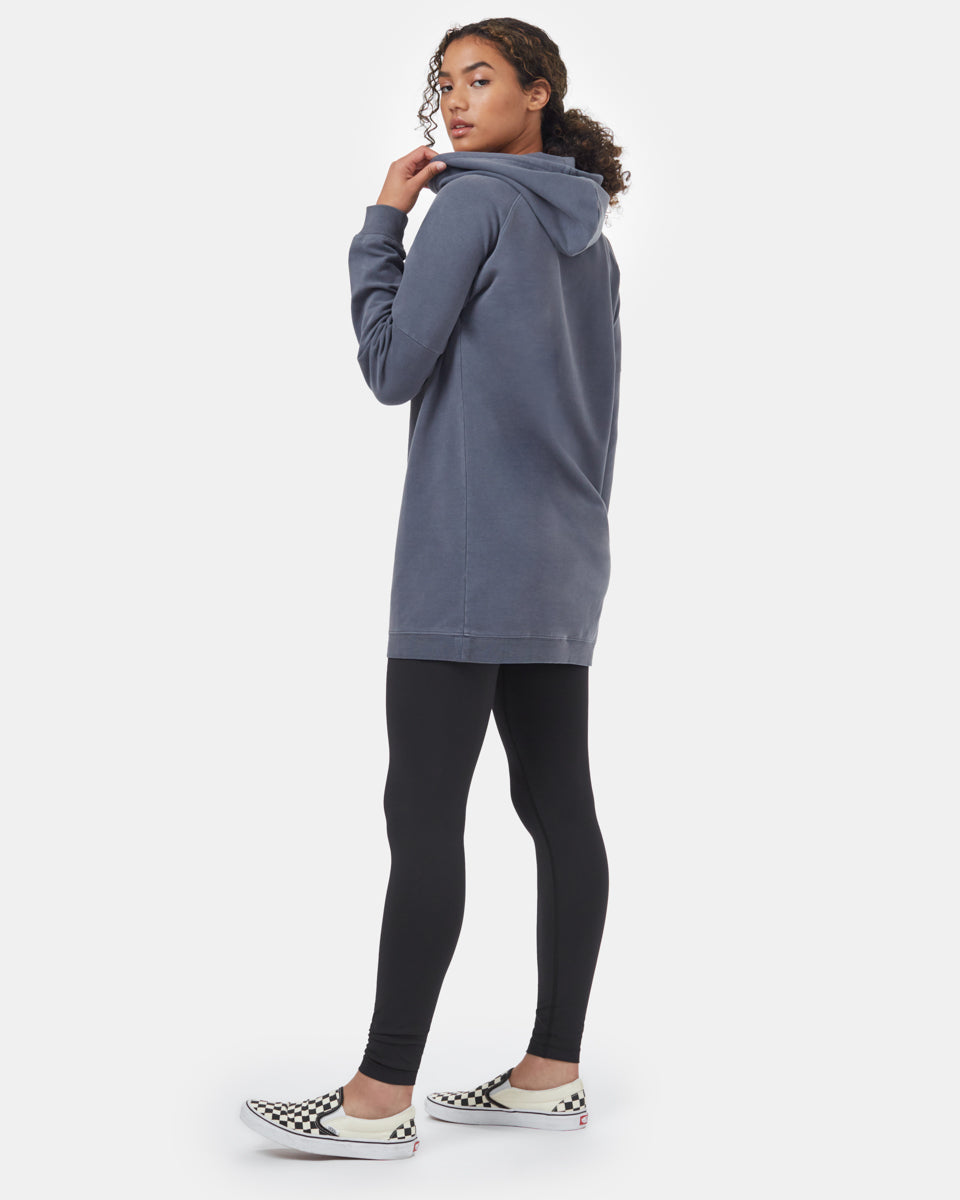 Oversized French Terry Hoodie Dress-3