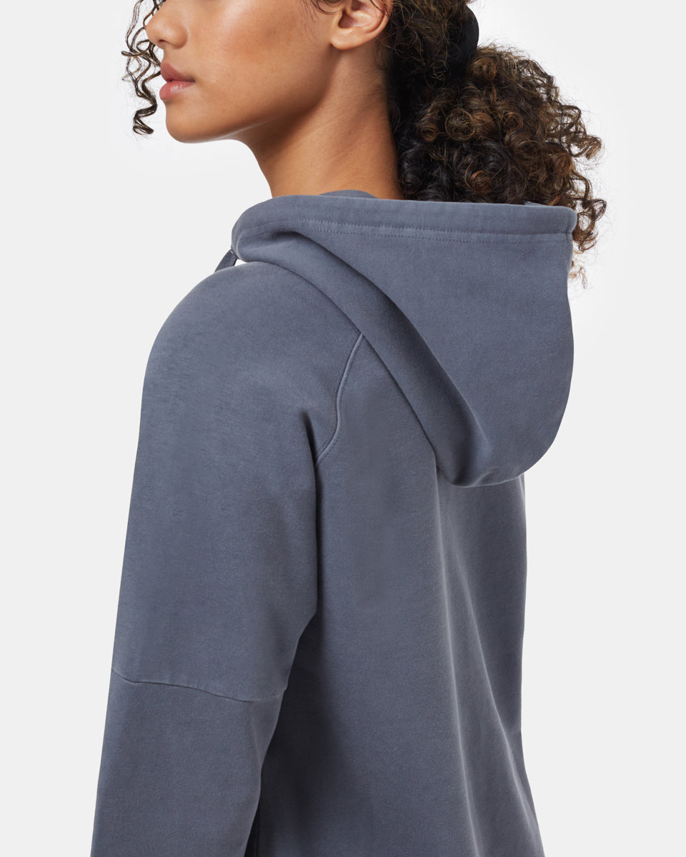 Oversized French Terry Hoodie Dress-4