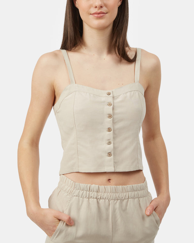Linen Lonsdale Tank-2