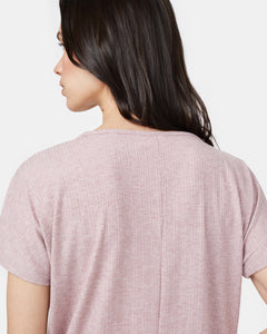Ribbed Scoop Neck T-Shirt-3