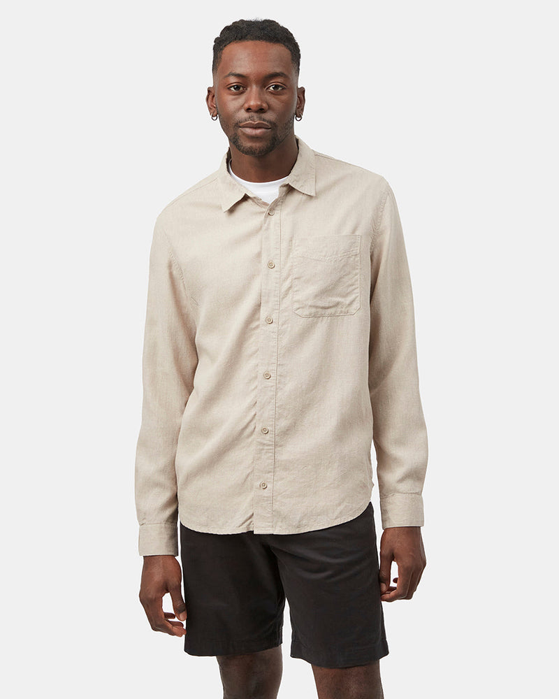 Hemp Button Front Shirt-1